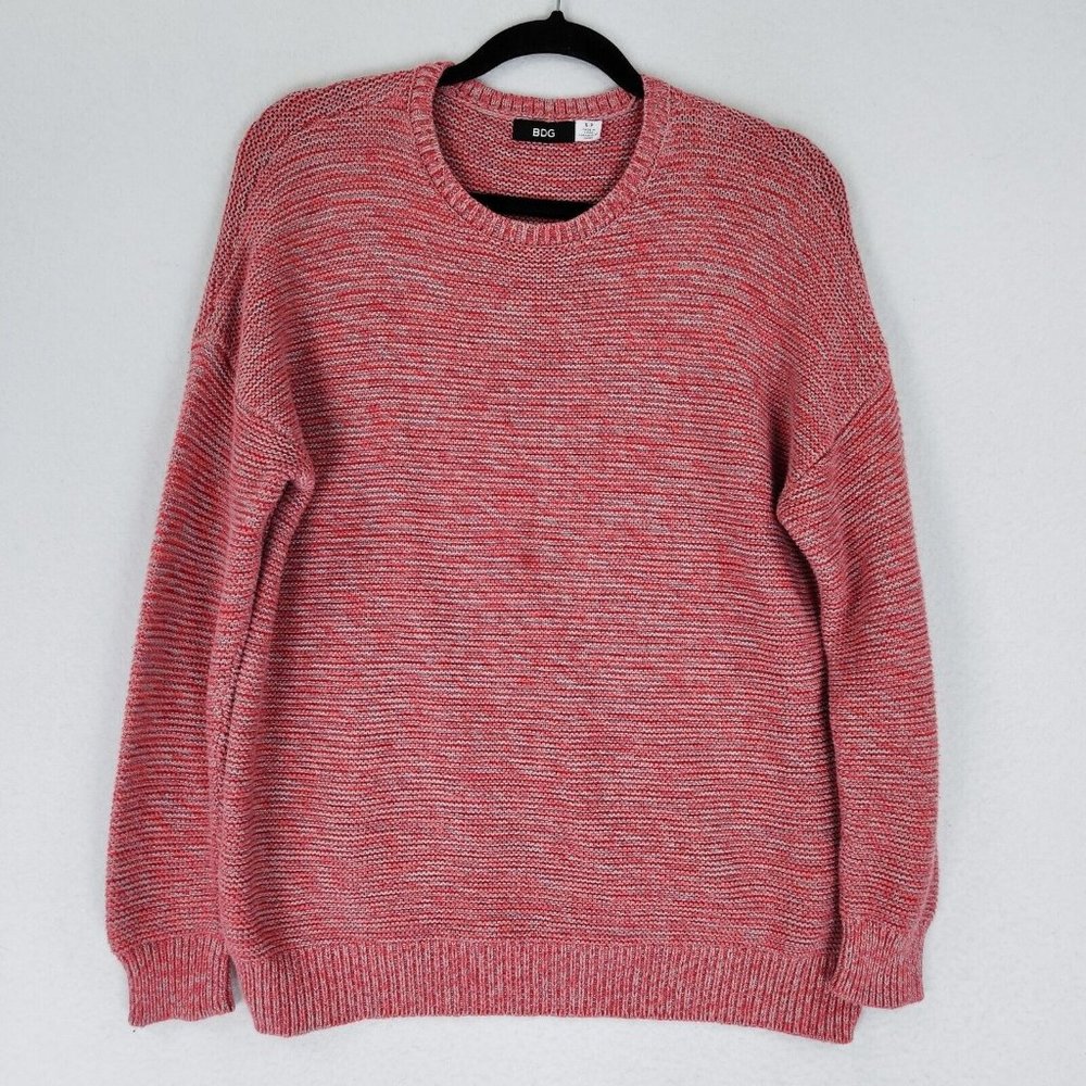 BDG Sweater Womens Small Marled Knit Crew Neck Casual Pullover Spring Classic